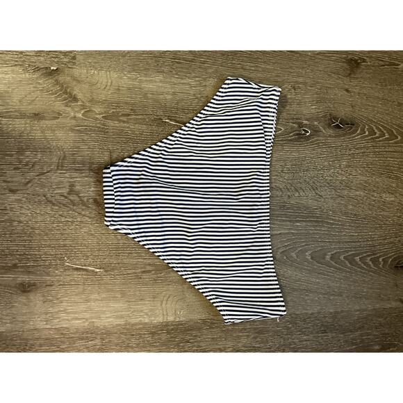 Sia Swim‎ Australia Navy White Striped Bikini Bottoms US Size 8 - Picture 5 of 8